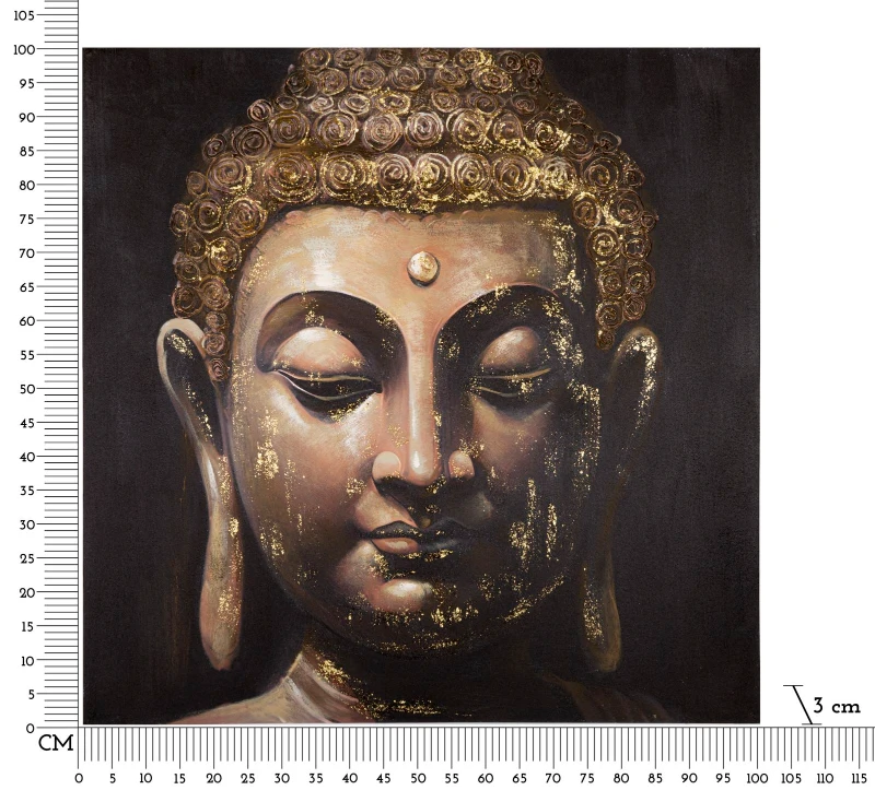 Mauro Ferretti Pictura Pe Pânză Buddha -B- cm 100X3X100