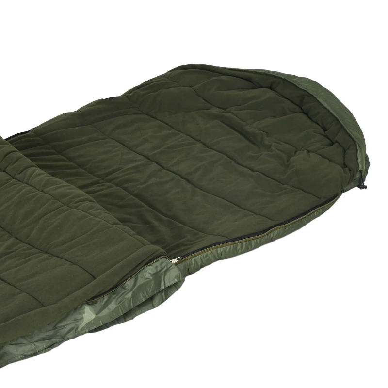Outsunny Schlafsack, wasserdicht, leicht, gefüttert, Isolierung bis -20° C, 200L x 85B x 15H cm, Dunkelgrün