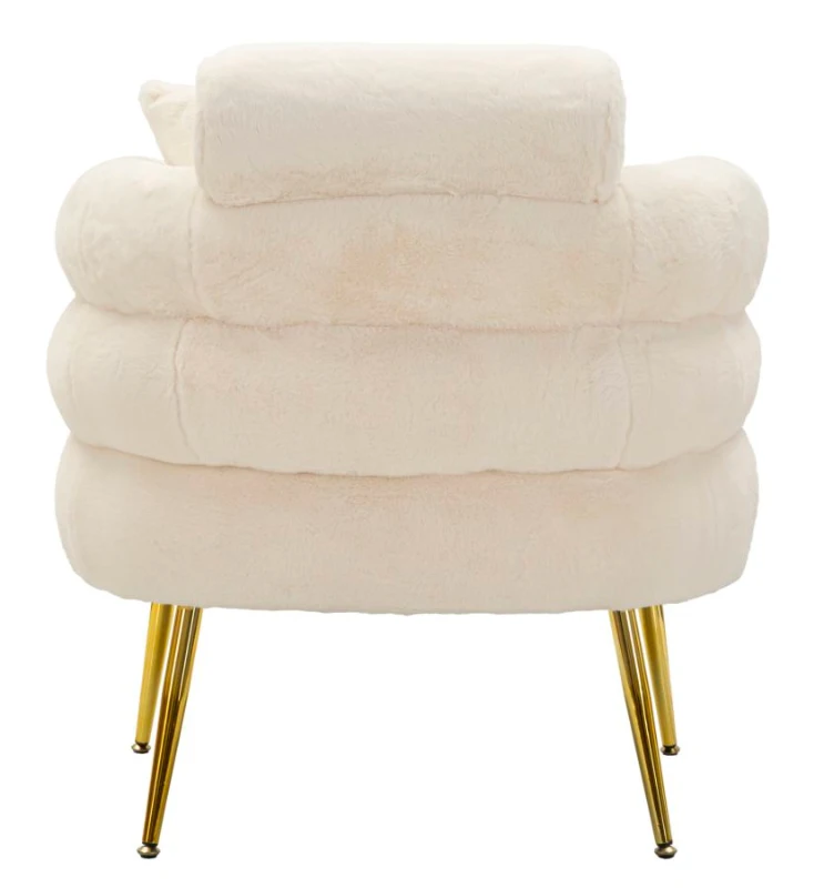 Mauro Ferretti Fotoliu Soffy Plus Cu Perna Alb cm 78X68X85