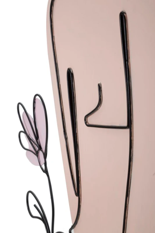 Mauro Ferretti  Panou Perete Doamna C/Floare cm 80X1,3X90