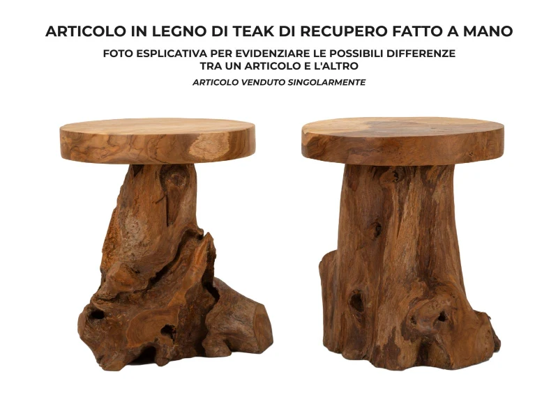 Mauro Ferretti  Taburut Jamet Din Tec Reciclat cm Ø 35X40