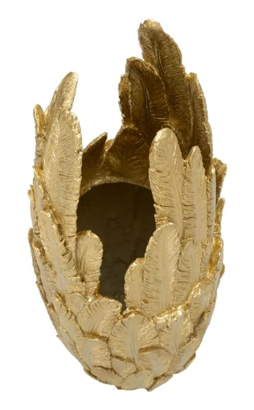 Mauro Ferretti Vaza Din Resina Aurie cm 32X34X80