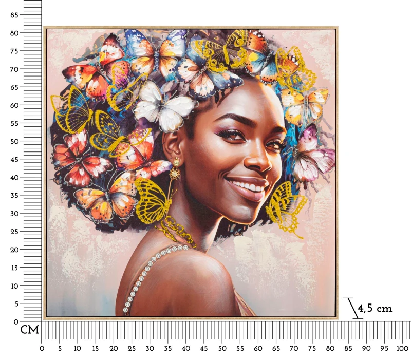 Mauro Ferretti Pictura Pe Pânză Cu Rama -A- cm 82X4,5X82