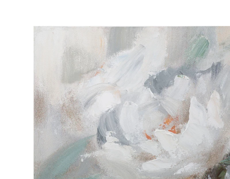 Mauro Ferretti Pictura Pe Pânză Floare Crem cm 80X3,7X100