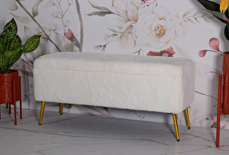 Mauro Ferretti Bancă Cu Contenitor Soffy  cm 112X42X50