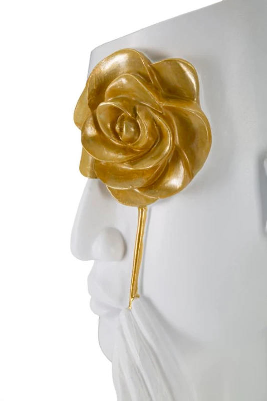 Mauro Ferretti Vaza Fata Cu Floare cm 14X13X27