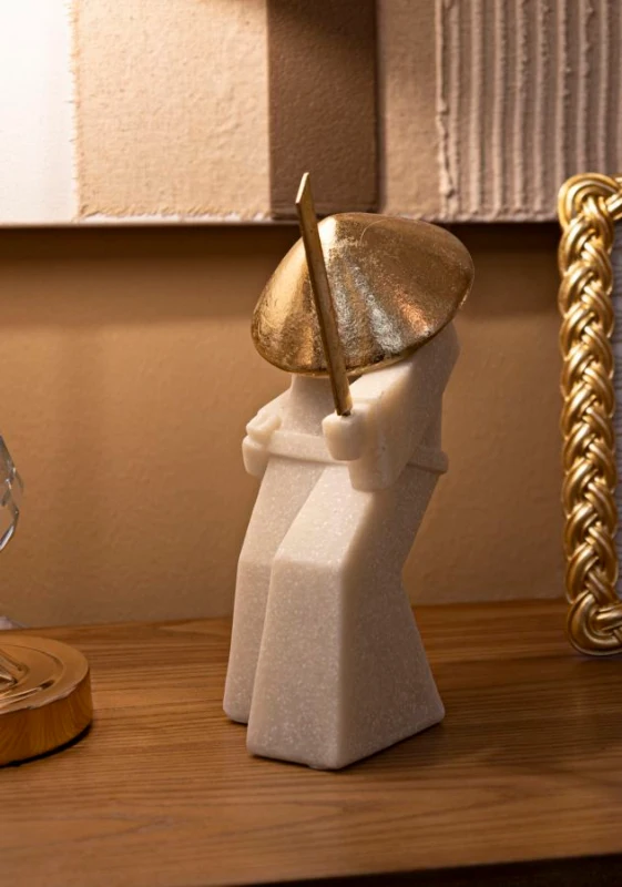 Mauro Ferretti Statueta Samurai Toku Cuart -B- cm 14X9X24,5