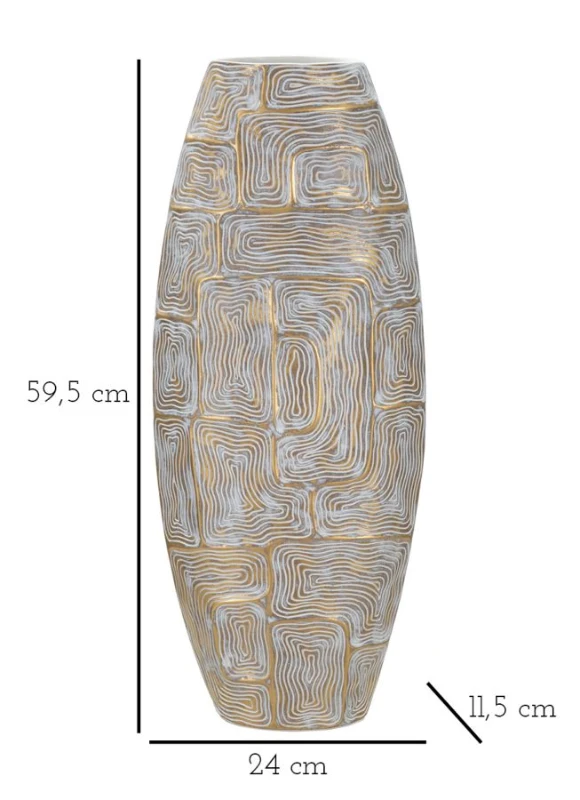 Mauro Ferretti Eclips Tower Vaza Rasina cm 24X11,5X59,5