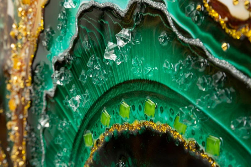 Mauro Ferretti Picture Pe Pânza Lacuita Smeraldy -A- Cu Rama cm 82X4X62