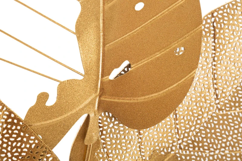 Mauro Ferretti Decoratie Perete Frunză De Toamnă Aurie cm 53X4X84,5