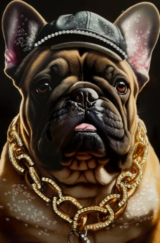 Mauro Ferretti  Pictura Pe Pânza Lacutata Bully Cu Rama cm 62X4X82