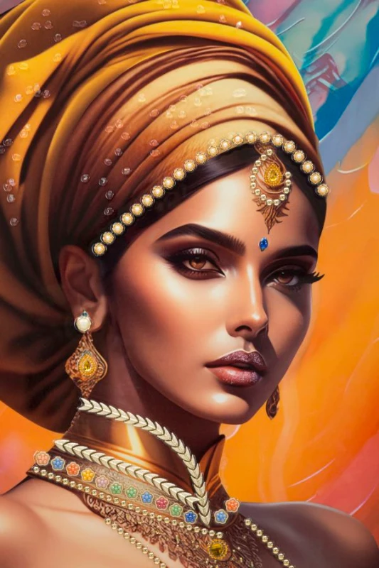 Mauro Ferretti Pictura Pe Pânză Cu Rama Samira -A- cm 72X4,5X102