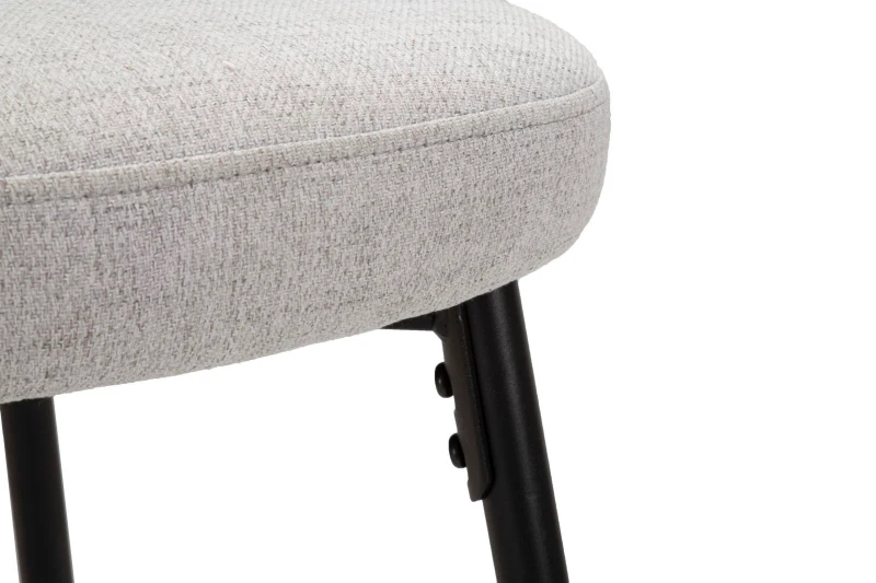 Mauro Ferretti Taburet Bar Losanna Gri, Set 2 Bucăți, Dimensiuni: 52X59X108 cm.