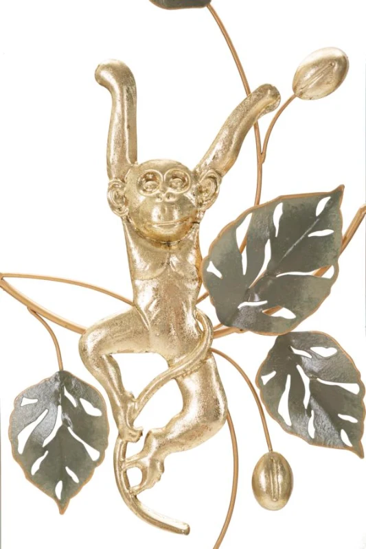 Mauro Ferretti Panou De Perete Fier Maimuta cm 28,6X3,8X74,3