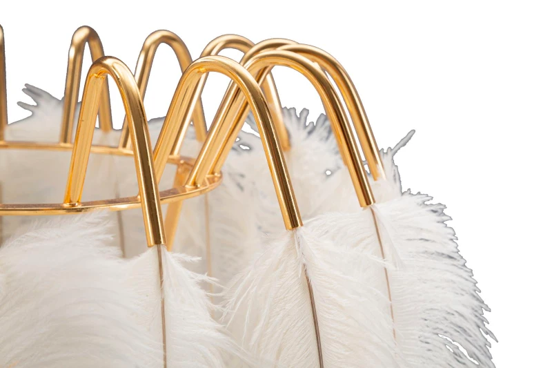 Mauro Ferretti  Lampă De Masa Suport Pene cm Ø 40X60