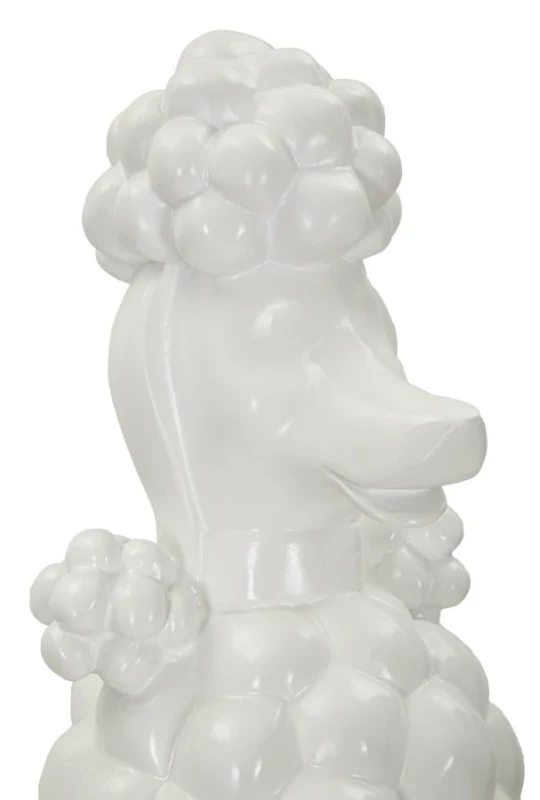 Mauro Ferretti Statuie In Forma De Caine Alb cm 20X26X61