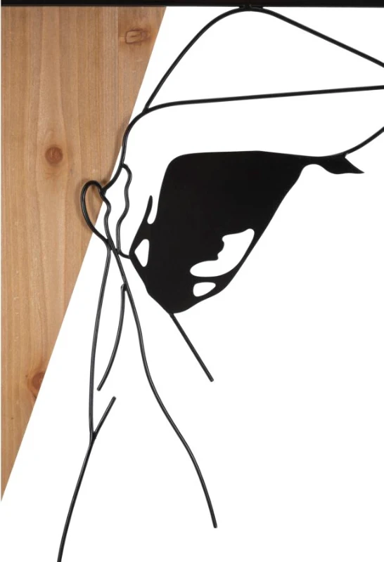 Mauro Ferretti  Panou Perete -B- Fier Si Lemn cm 50X2X90