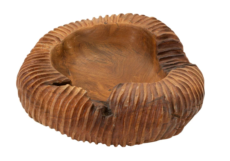 Mauro Ferretti Tavă Garit Tec, Dimensiuni: 37X40X16 cm.