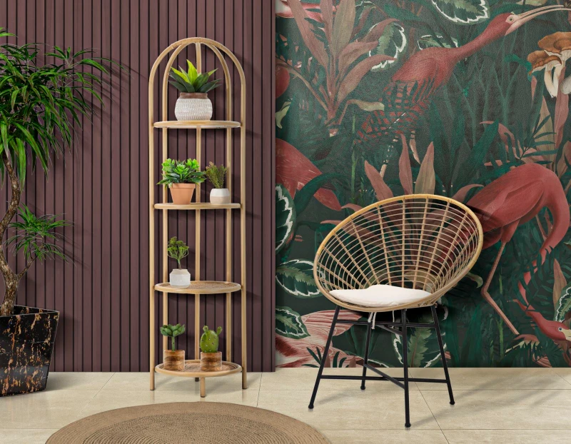 Mauro Ferretti Scaun Panama Cu Perna cm 72X56,5X88