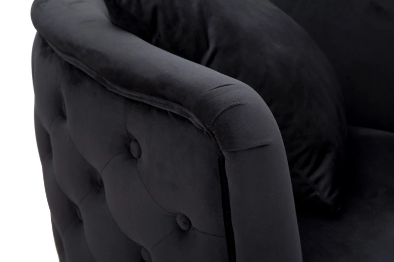 Mauro Ferretti Fotoliu Bucuresti Negru  76X74X71