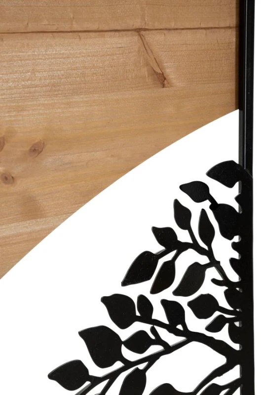 Mauro Ferretti Arc Panouri Perete Fier Si Lemn Set 3Bucati cm 105X2X70 (35X2X70)