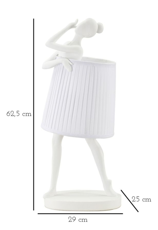 Mauro Ferretti Lampă De Masa In Forma De Balerina cm Ø 29X25X62,5