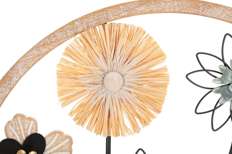 Mauro Ferretti Panou De Perete Fier/Lemn cm Ø 50X3