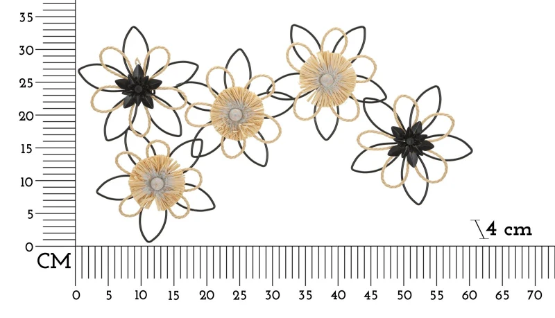 Mauro Ferretti Panou Perete Fier cm 60X4X35