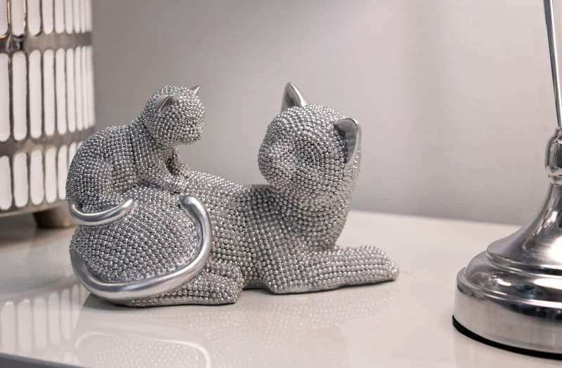 Mauro Ferretti Pisica Sparky Cu Pui cm 19X9X13