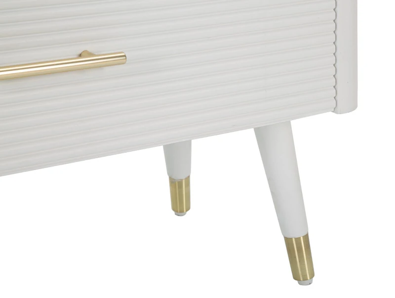 Mauro Ferretti Comoda Din Lemn Alb cm 78X37X80