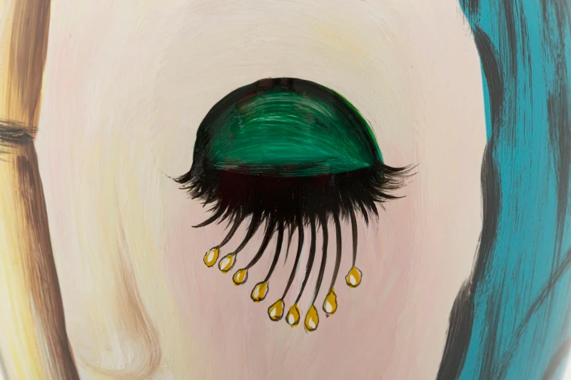 Mauro Ferretti Vaza Ceramica Art Face cm Ø 28X50