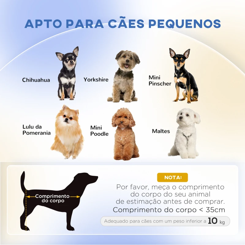 PawHut Sofá para animais de estimação acolchoado de madeira com almofadas grossas e bolso de armazenamento 68,5x40,5x40,5 cm Cinza