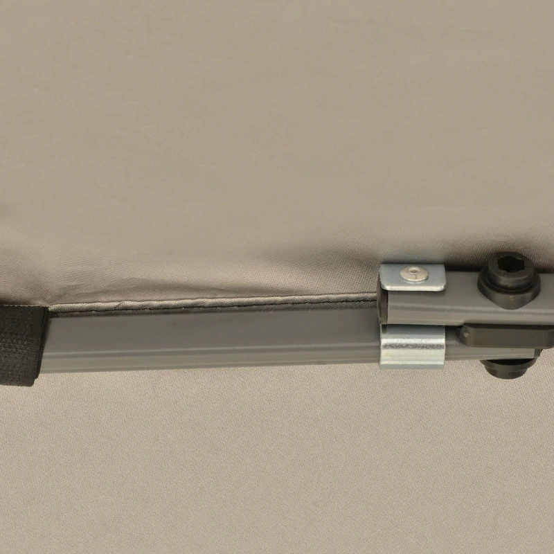 Outsunny Pavillon ca. 3x3m, wasserdicht Stabil Winterfest Pop-up Faltpavillon, UV Schutz, Faltbar Partyzelt, Gartenzelt mit Tasche, Gartenpavillon für Camping Garten, Schwarz