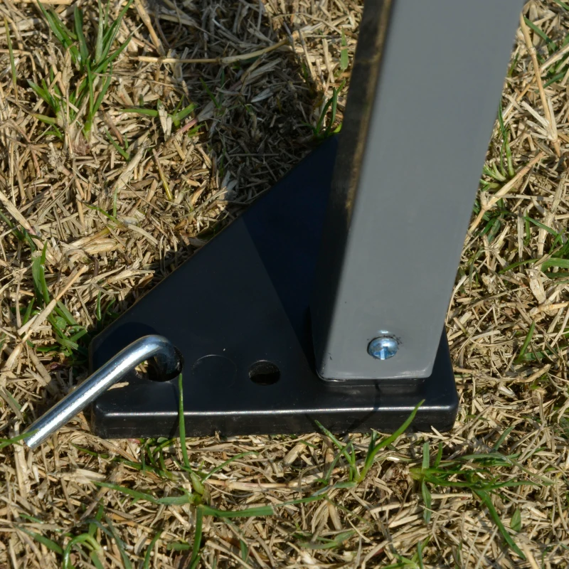 Outsunny Pavillon ca. 3x3m, wasserdicht Stabil Winterfest Pop-up Faltpavillon, UV Schutz, Faltbar Partyzelt, Gartenzelt mit Tasche, Gartenpavillon für Camping Garten, Schwarz