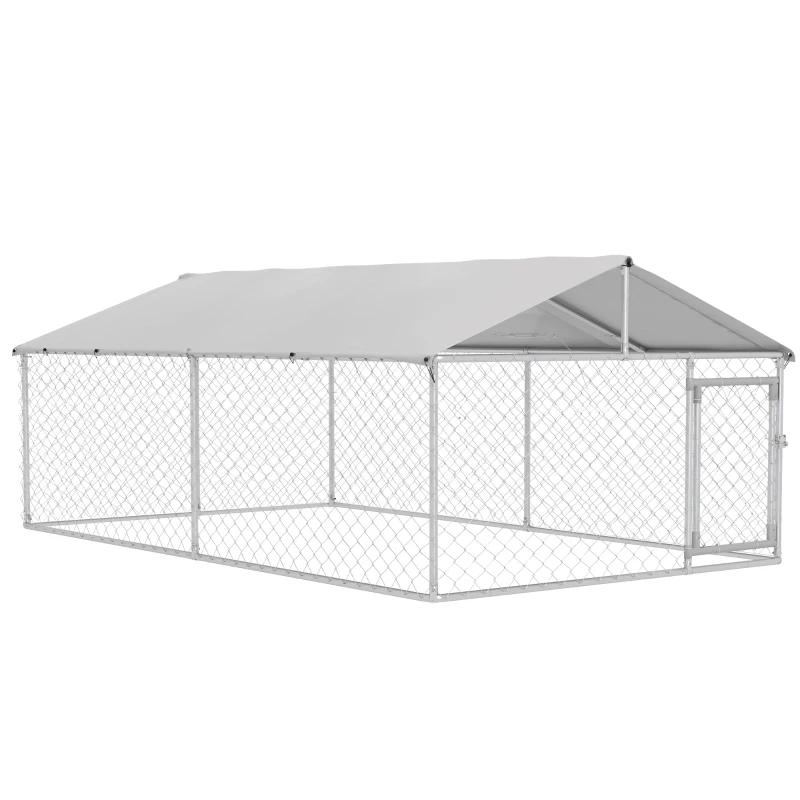 PawHut Cusca de 4 x 2,3 x 1,5 m pentru Caini, de Exterior(m-11)