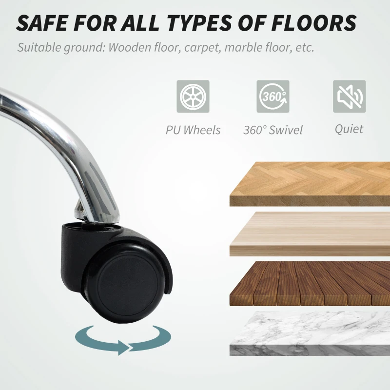 HOMCOM Executive Office Chair with 6-point Massage and Heat - Dark Brown