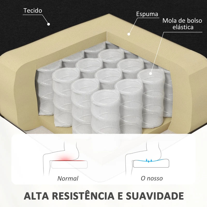 HOMCOM Poltrona Relax Reclinável até 160° Poltrona Reclinável Manual com Apoio para os Pés 64x86x102 cm Preto