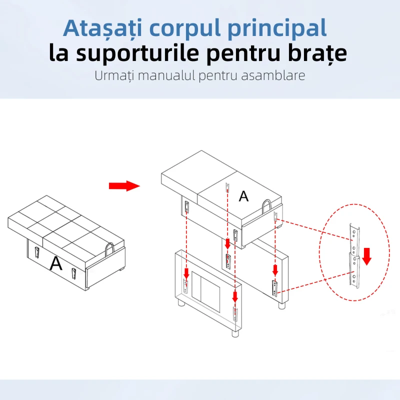 HOMCOM Fotoliu Pat Individual cu Spătar Reglabil pe 3 Nivele, 2 Roți și Pernă din Țesătură, 69x82x85 cm, Albastru(m-8)