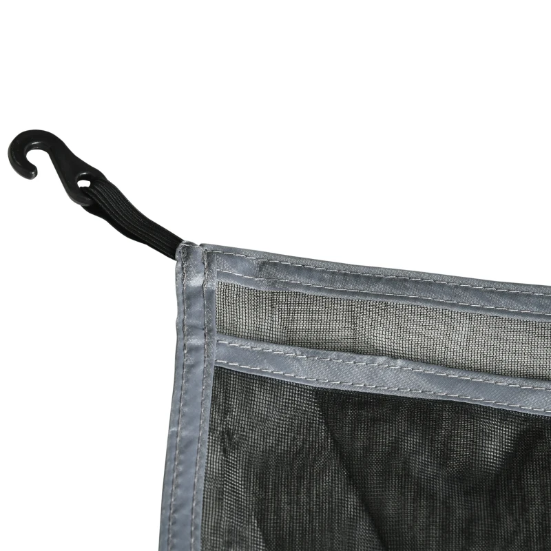 Outsunny Cort de Dus pentru Exterior cu Usa cu Fermoar, Geanta pentru Transport, 126x124x189cm, Verde