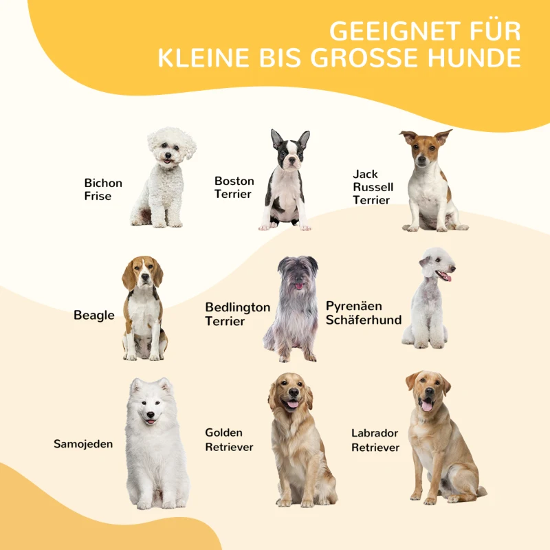 PawHut Welpenlaufstall 8-TLG Welpenauslauf mit 8 Gitterplatten Tür Erdspießen flexibel Schutzplane 100cm hoch Welpengitter Laufstall für Haustiere Hund Katze Welpe Laufgitter für drinnen und draußen