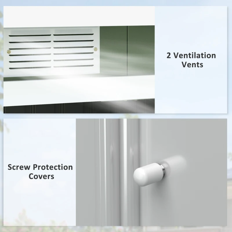 Outsunny Szopa na narzędzia z drzwiami przesuwnymi