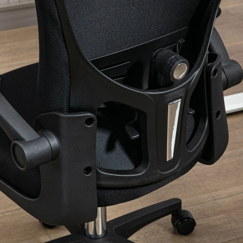 Vinsetto Multi-Adjustable Office Chair, with Lumbar Support, Headrest and Mesh Back - Black