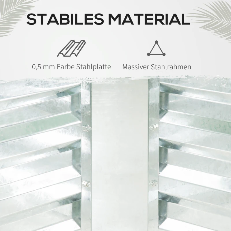 Outsunny Foliengewächshaus Frühbeet mit Tür zum Aufrollen Gewächshaus Treibhaus Tomatenhaus 127 x 95 x 92 cm Grün