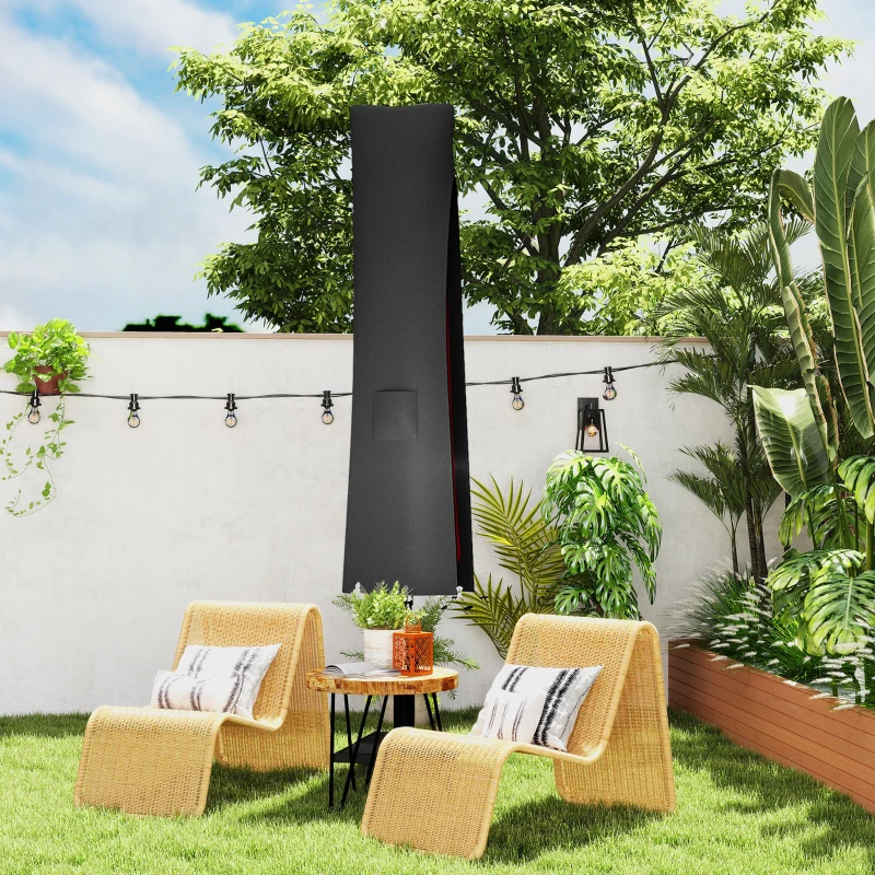 Outsunny Parasol Umbrella Cover - Grey