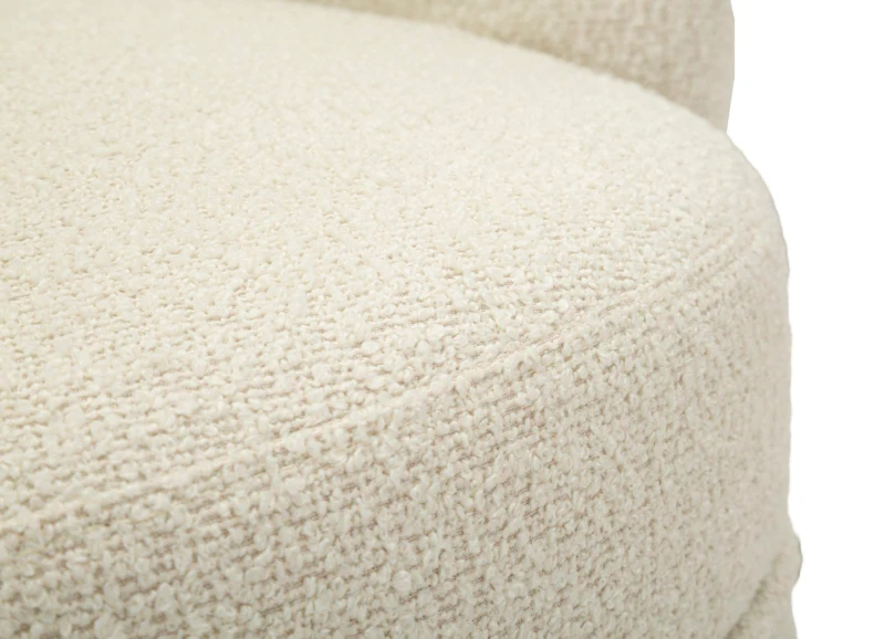 Mauro Ferretti Fotoliu Pivotant Torino Crem cm 70x72x75 (Înălțime Scaun cm 44,5)