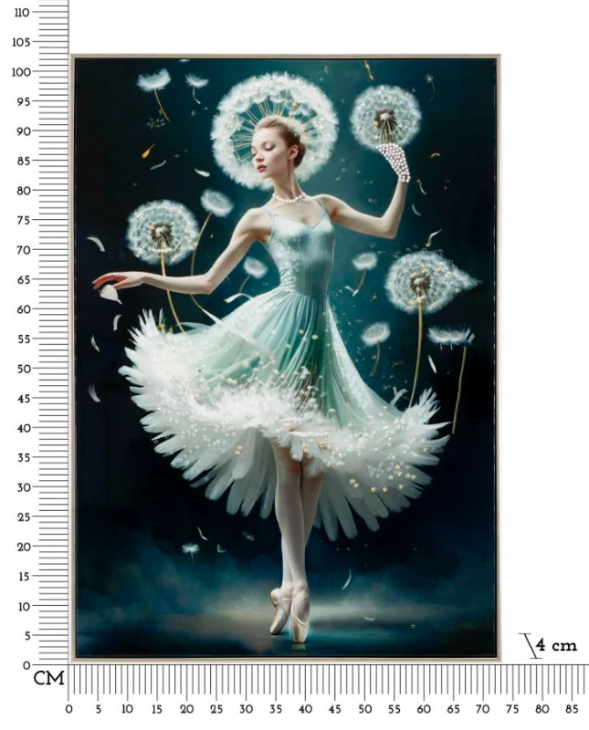 Mauro Ferretti Pictura pe Pânză Dans Lăcuit cu Cadru -B- cm 72x4x101