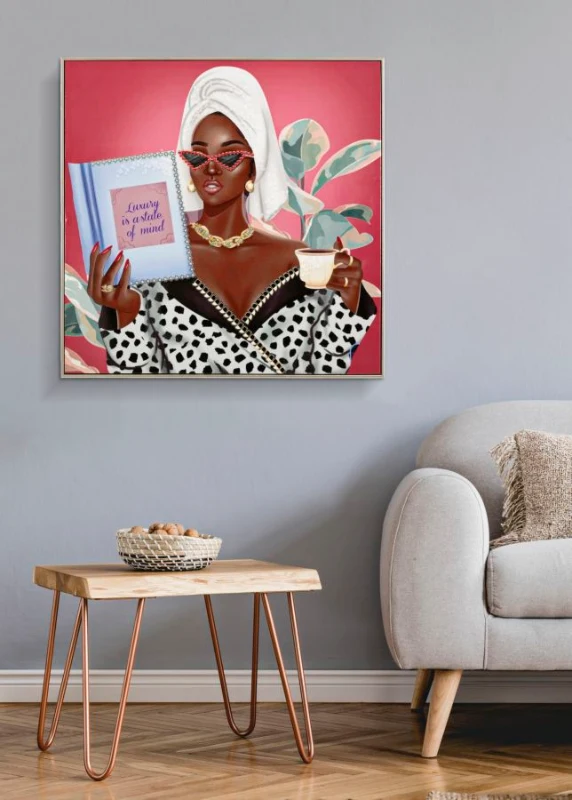 Mauro Ferretti Pictura pe Panză Spa Lux cu Cadru -B- cm 82x4x81