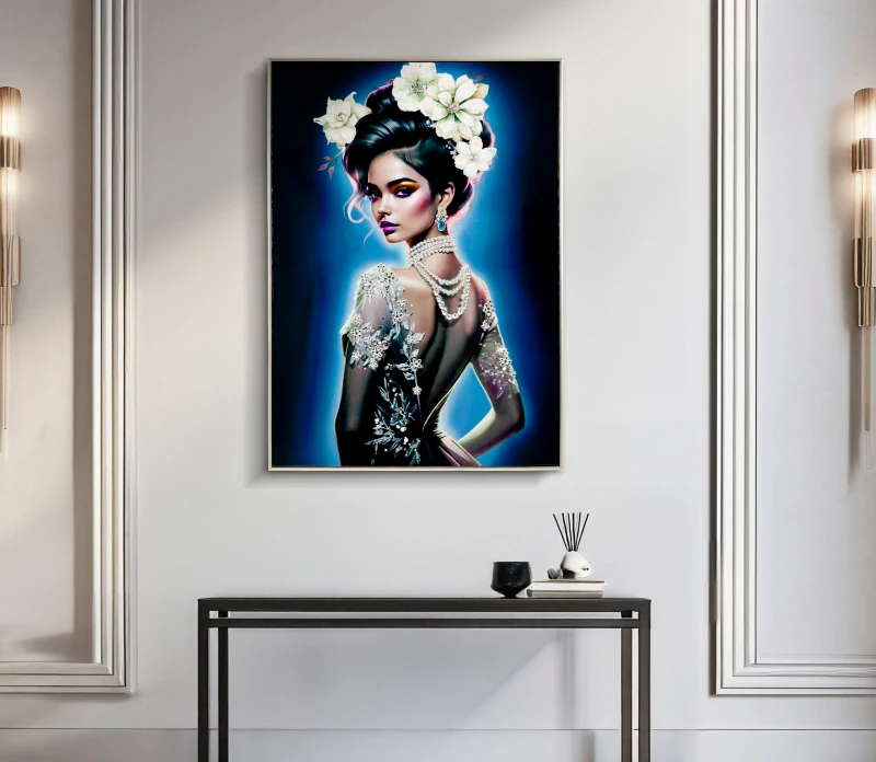 Mauro Ferretti Pictura pe Pânză Lacuită cu Cadru -B- cm 72x4x101