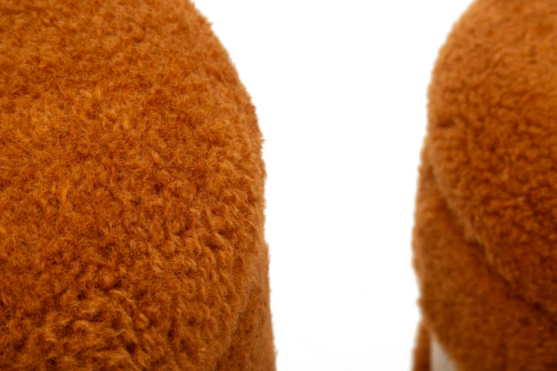 Mauro Ferretti Puff cu Depozitare Saint-Moritz Maro Set 2 Buc cm Ø 40x47-32x37