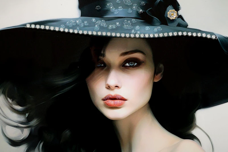 Mauro Ferretti Pictura pe Pânză Lacuită cu Cadru -A- cm 62x4x91